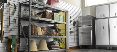 DIY methods and instructions for making garage shelves