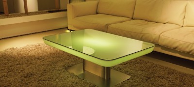 DIY glowing table