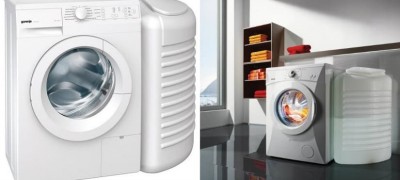 Washing machine with water tank