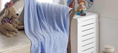 DIY knitted blankets and bedspreads