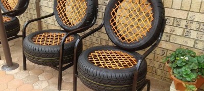 DIY tire furniture