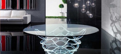 How and from what you can make a glass table