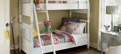 Design of a children's room with a bunk bed