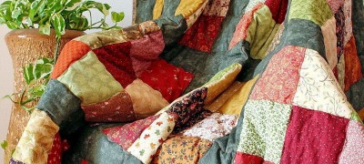 How to sew a patchwork bedspread with your own hands