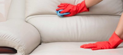 How to clean a leather sofa at home