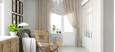 Characteristics of Scandinavian-style curtains