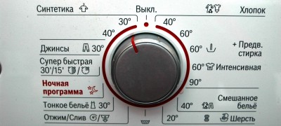 Identification of icons on the washing machine