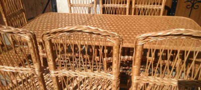 Making wicker furniture with your own hands