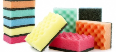 Dishwashing sponges