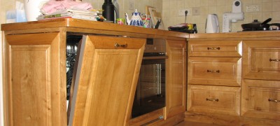 DIY dishwasher cabinet