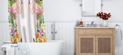 Varieties and selection of curtains for the bathroom