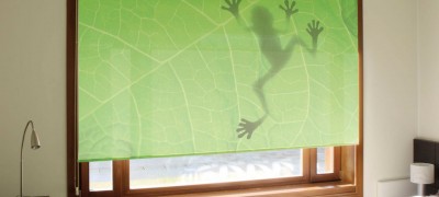 Printing and drawings on roller blinds