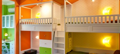 Design features and rules for choosing a bed for three children