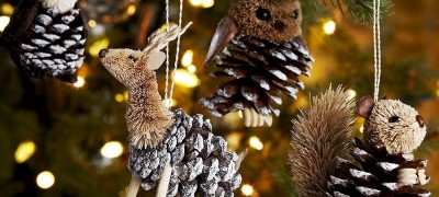 What crafts can be made from pine cones