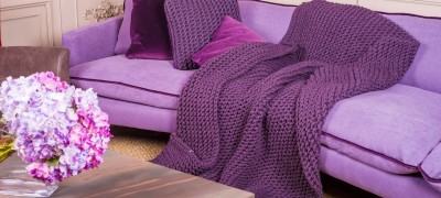 How to knit a bedspread on a bed