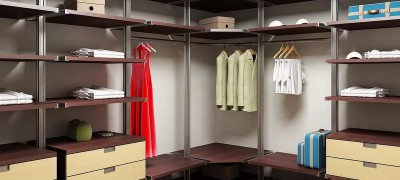 How to make shelves in a dressing room