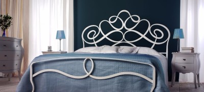 Wrought iron beds - description, manufacturing and placement examples