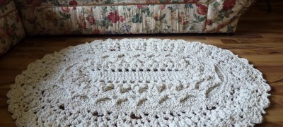 How to make a polyester cord rug