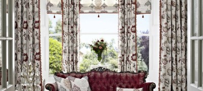 Description and features of the choice of curtains for a bay window