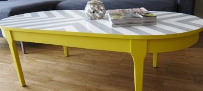 How to paint a wooden table