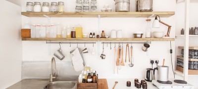 Cabinets and shelves for kitchen furniture