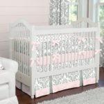 bumpers in a crib for newborns photo decor