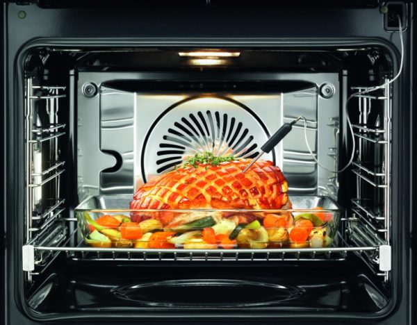 Setting up the process is quite simple: a convector (or fan) is placed in the oven, which helps air masses of different temperatures mix faster.