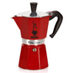 geyser coffee maker red