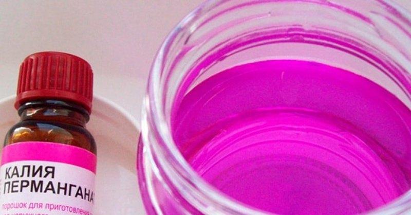 use of potassium permanganate