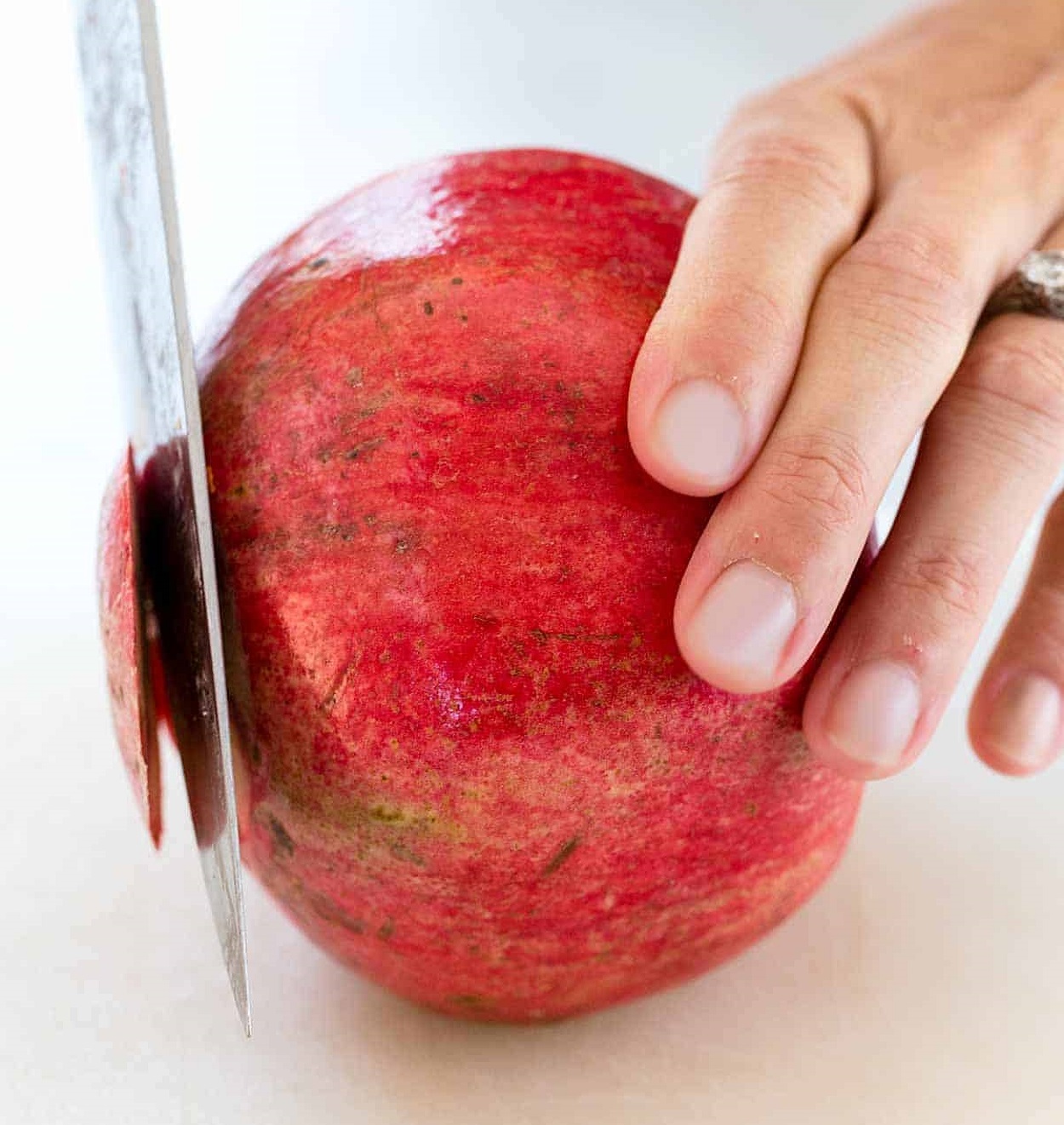 how to quickly peel a pomegranate