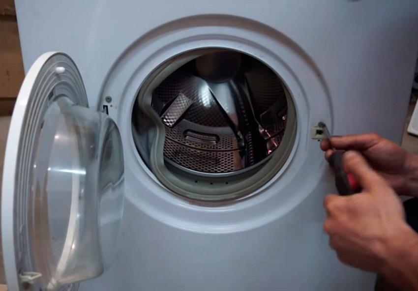 how to open the washing machine