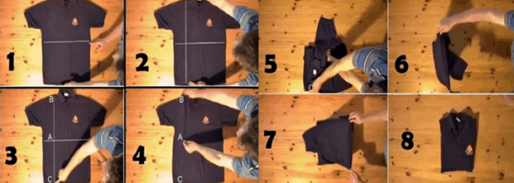 how to fold polo