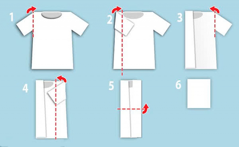 how to fold shirts so they don't wrinkle