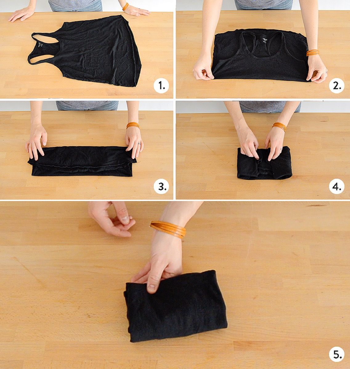 how to fold the top