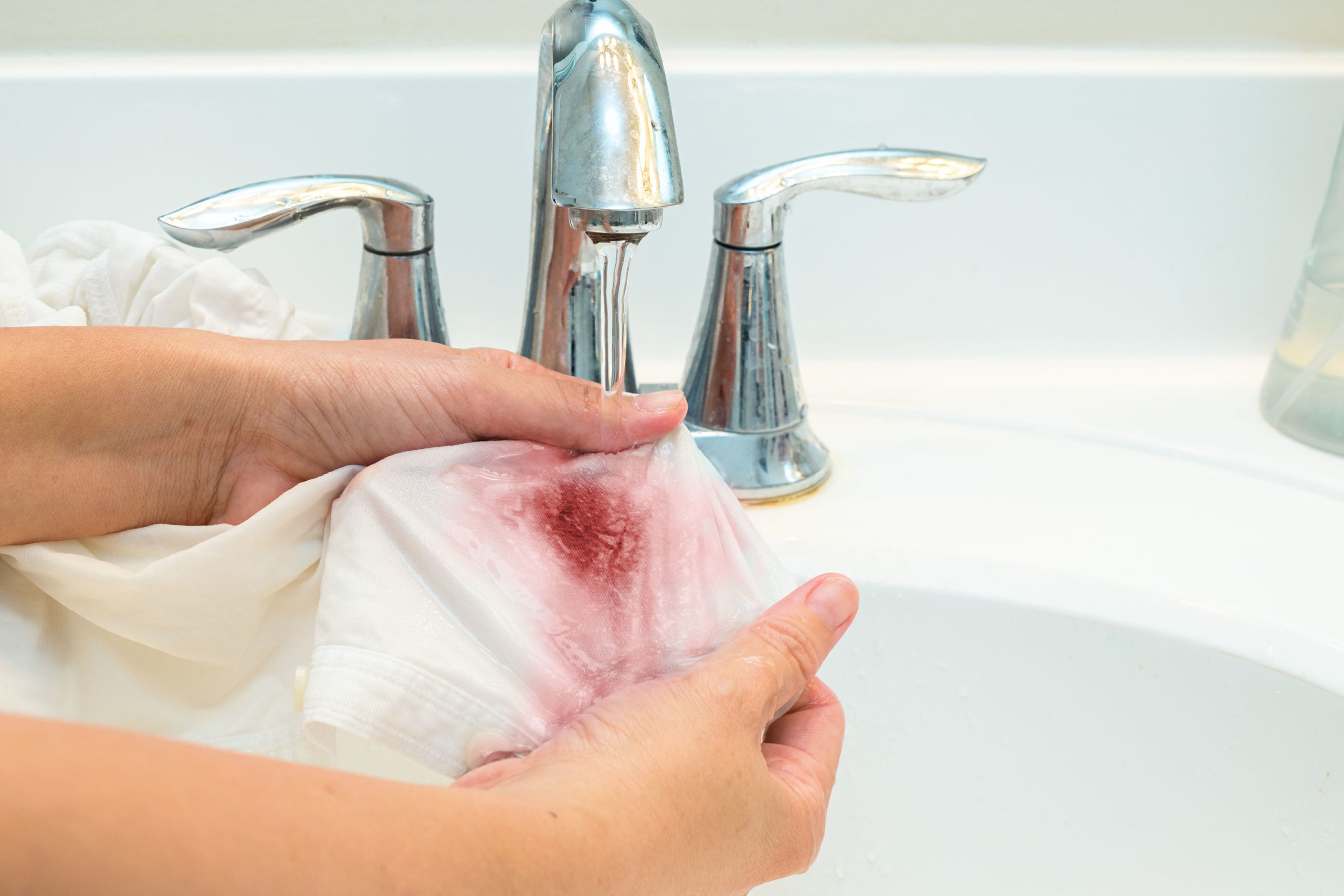 how to remove blood stains