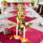 beautiful table setting photo design