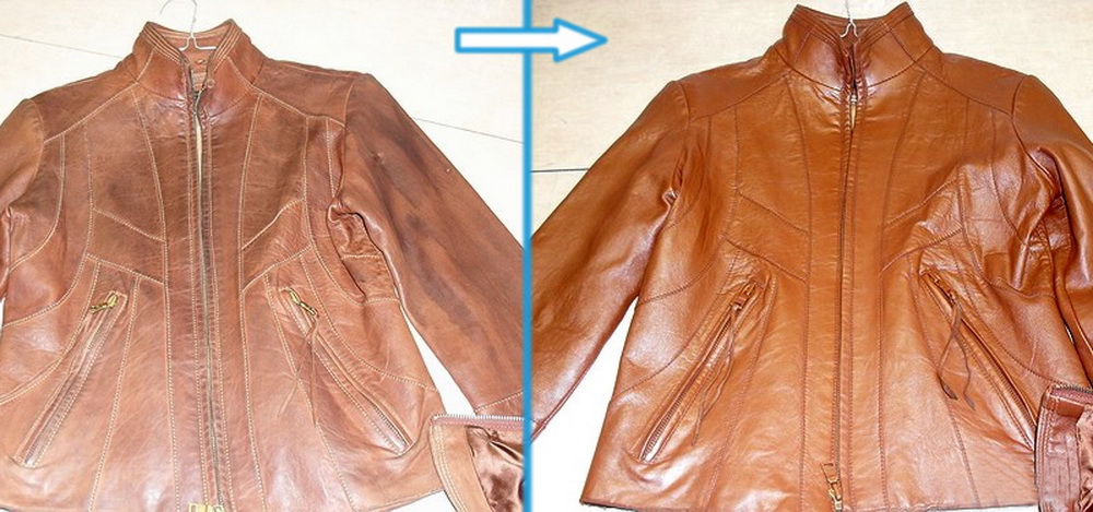 painting a leather jacket with your own hands