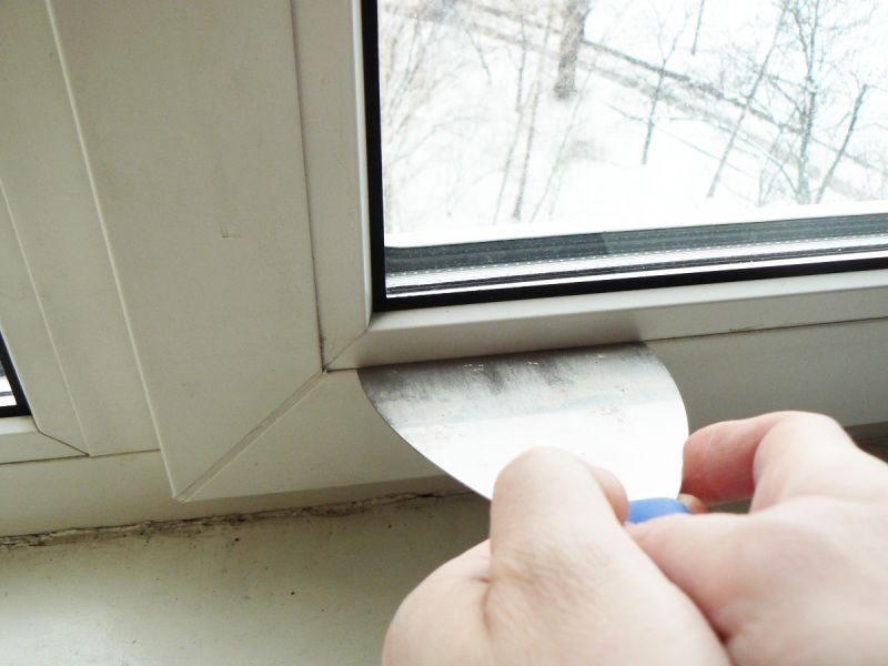 glazing bead for plastic windows