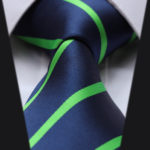 blue green tie