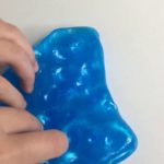 do-it-yourself slime blue