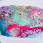 do-it-yourself slime multicolored