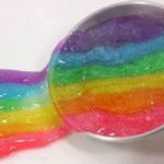 DIY rainbow slime