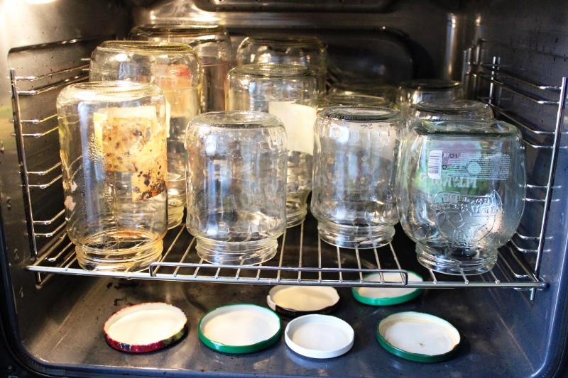 sterilization of cans and lids