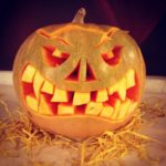 halloween pumpkin photo design