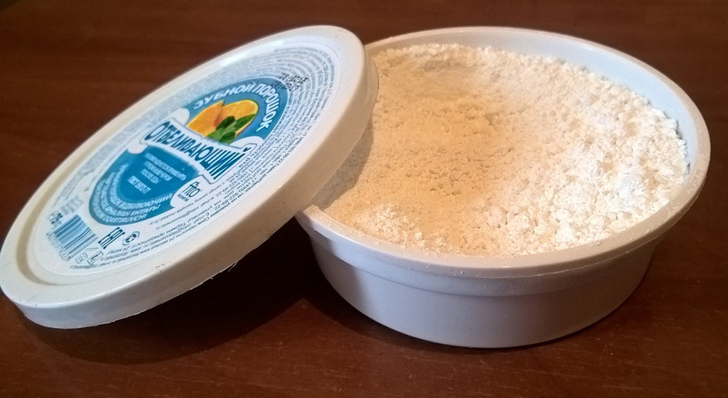 tooth powder for stains