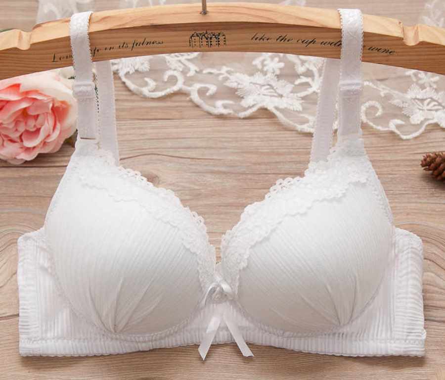 white bra synthetic