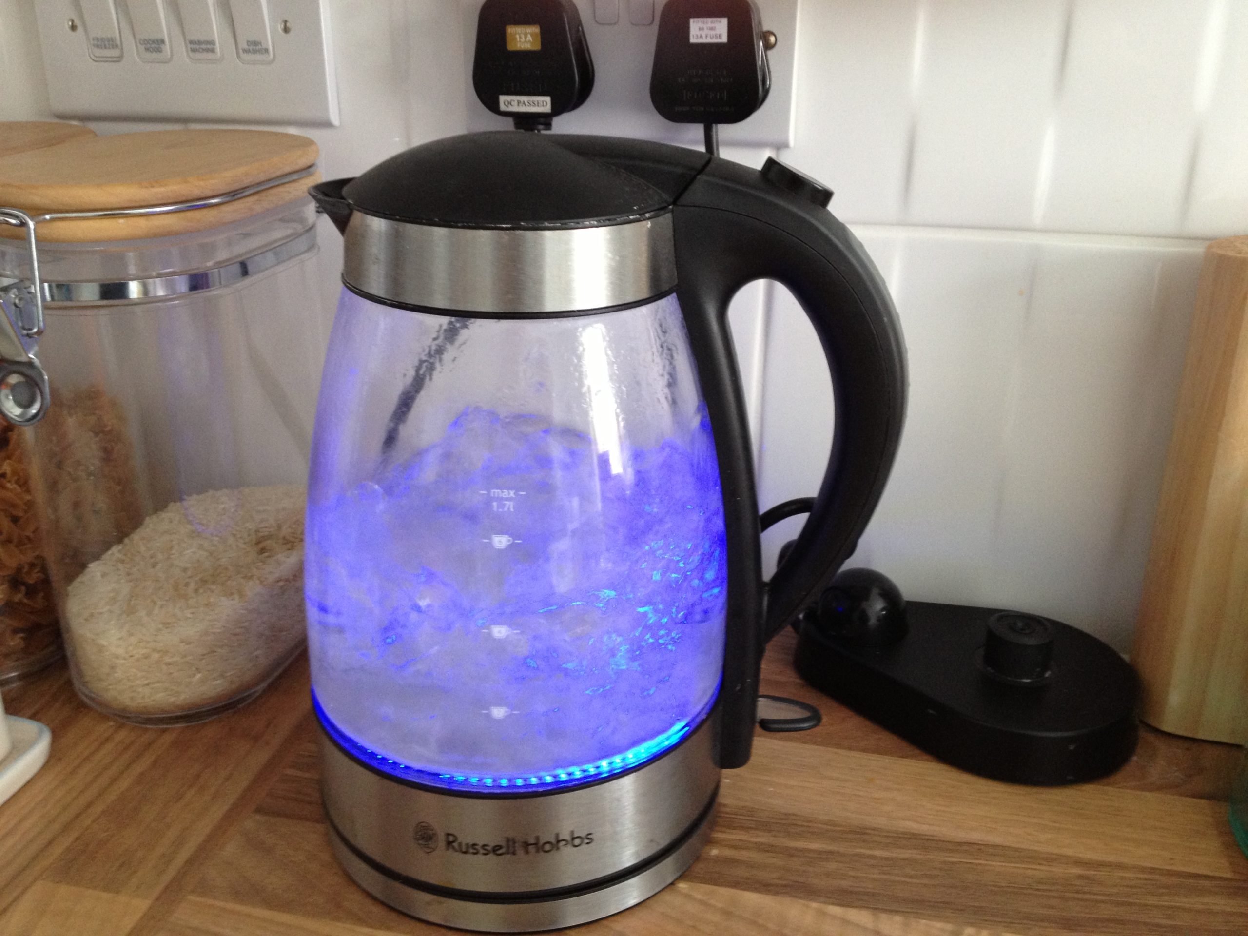 kettle with water