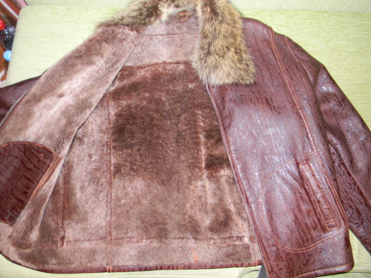 cleaning natural sheepskin coat