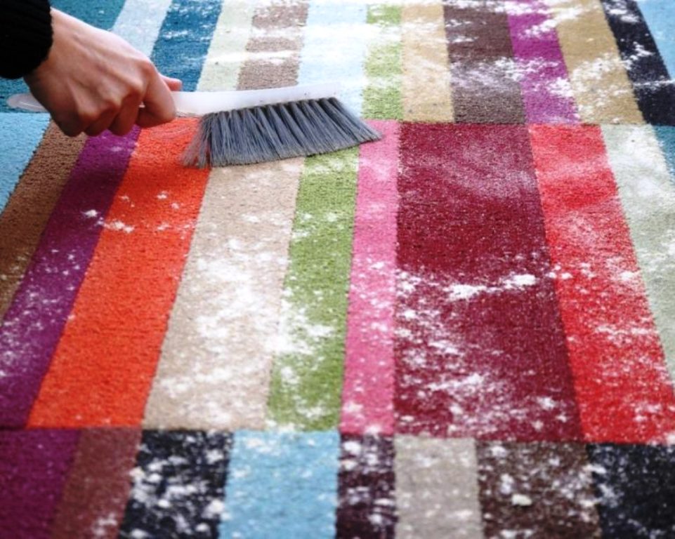 how to clean a carpet at home