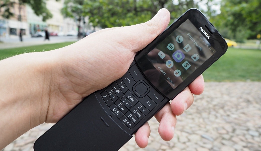 push-button telephone screen on the street